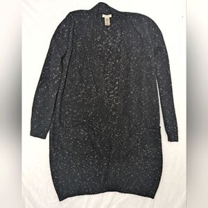 Max Studio long cardigan with front pockets